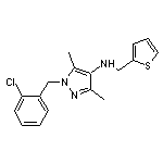 1-(2-chlorobenzyl)-3,5-dimethyl-N-(thien-2-ylmethyl)-1H-pyrazol-4-amine