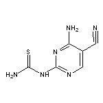 N-(4-amino-5-cyano-2-pyrimidinyl)thiourea