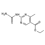 ethyl 2-[(aminocarbothioyl)amino]-4-methyl-5-pyrimidinecarboxylate