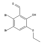 2,3-dibromo-5-ethoxy-6-hydroxybenzaldehyde