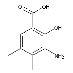 3-amino-2-hydroxy-4,5-dimethylbenzoic acid