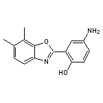 4-amino-2-(6,7-dimethyl-1,3-benzoxazol-2-yl)phenol