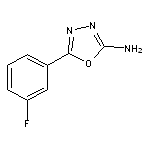 5-(3-fluorophenyl)-1,3,4-oxadiazol-2-amine