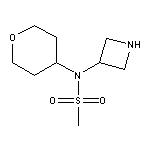 N-azetidin-3-yl-N-tetrahydro-2H-pyran-4-ylmethanesulfonamide HCl