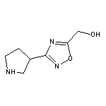 (3-pyrrolidin-3-yl-1,2,4-oxadiazol-5-yl)methanol HCl