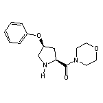 4-{[(2S,4S)-4-phenoxypyrrolidin-2-yl]carbonyl}morpholine