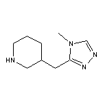 3-[(4-methyl-4H-1,2,4-triazol-3-yl)methyl]piperidine 2HCl