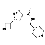 1-(3-azetanyl)-N-(4-pyridylmethyl)-1H-1,2,3-triazole-4-carboxamide 2HCl