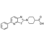 1-(5-phenyl[1,3]thiazolo[5,4-b]pyridin-2-yl)-4-piperidinecarboxylic acid