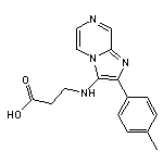 3-{[2-(4-methylphenyl)imidazo[1,2-a]pyrazin-3-yl]amino}propanoic acid