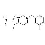1-methyl-5-(3-methylbenzyl)-4,5,6,7-tetrahydro-1H-pyrrolo[3,2-c]pyridine-2-carboxylic acid