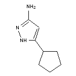 3-Amino-5-cyclopentyl-1H-pyrazole