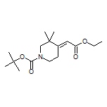 Ethyl (E)-2-(1-Boc-3,3-dimethylpiperidin-4-ylidene)acetate