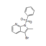 3-Bromo-2-methyl-1-(phenylsulfonyl)-7-azaindole