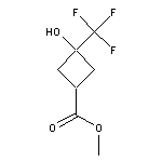 Methyl 3-Hydroxy-3-(trifluoromethyl)cyclobutanecarboxylate