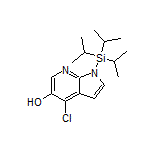 4-Chloro-1-(triisopropylsilyl)-1H-pyrrolo[2,3-b]pyridin-5-ol