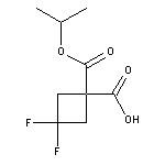 3,3-Difluoro-1-(isopropoxycarbonyl)cyclobutanecarboxylic Acid