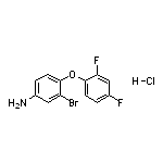 3-Bromo-4-(2,4-difluorophenoxy)aniline Hydrochloride