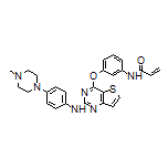 N-[3-[[2-[[4-(4-Methyl-1-piperazinyl)phenyl]amino]thieno[3,2-d]pyrimidin-4-yl]oxy]phenyl]acrylamide