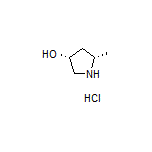 (3R,5S)-5-Methylpyrrolidin-3-ol Hydrochloride