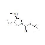 (3S,4S)-1-Boc-3-methoxy-4-(methylamino)pyrrolidine