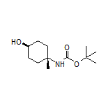 trans-4-(Boc-amino)-4-methylcyclohexanol