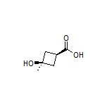 cis-3-Hydroxy-3-methylcyclobutanecarboxylic Acid