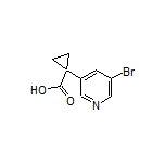 1-(5-Bromopyridin-3-yl)cyclopropanecarboxylic Acid