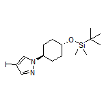 1-[trans-4-[(tert-butyldimethylsilyl)oxy]cyclohexyl]-4-iodo-1H-pyrazole