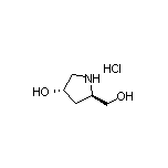 (3S,5R)-5-(Hydroxymethyl)pyrrolidin-3-ol Hydrochloride
