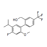[4’-Fluoro-5’-isopropyl-2’-methoxy-4-(trifluoromethyl)-2-biphenylyl]methanol
