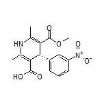 (R)-5-(Methoxycarbonyl)-2,6-dimethyl-4-(3-nitrophenyl)-1,4-dihydropyridine-3-carboxylic Acid