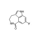8-Fluoro-4,5-dihydro-1H-azepino[5,4,3-cd]indol-6(3H)-one
