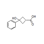3-Hydroxy-3-phenylcyclobutane-1-carboxylic Acid