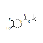 (3S,4R)-1-Boc-3-fluoropiperidin-4-ol