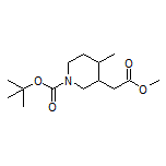 1-Boc-3-(2-methoxy-2-oxoethyl)-4-methylpiperidine