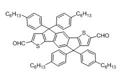 4,4,9,9-Tetrakis(4-hexylphenyl)-4,9-dihydro-s-indaceno[1,2-b:5,6-b’]dithiophene-2,7-dicarbaldehyde