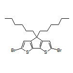 2,6-Dibromo-4,4-dihexyl-4H-cyclopenta[1,2-b:5,4-b’]dithiophene