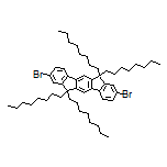 2,8-Dibromo-6,6,12,12-tetraoctyl-6,12-dihydroindeno[1,2-b]fluorene