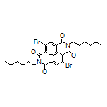 4,9-Dibromo-2,7-dihexylbenzo[lmn][3,8]phenanthroline-1,3,6,8(2H,7H)-tetraone