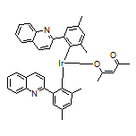 Bis(2-(3,5-dimethylphenyl)quinoline-C2,N)(acetylacetonato)iridium(III)