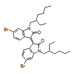 6,6’-Dibromo-1,1’-bis(2-ethylhexyl)-[3,3’-biindolinylidene]-2,2’-dione