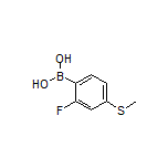 2-Fluoro-4-(methylthio)phenylboronic Acid
