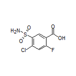 4-Chloro-2-fluoro-5-sulfamoylbenzoic Acid