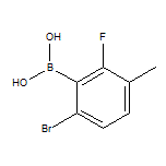 6-Bromo-2-fluoro-3-methylphenylboronic Acid