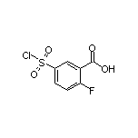 5-(Chlorosulfonyl)-2-fluorobenzoic Acid