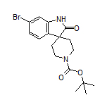 1’-Boc-6-bromo-2-oxospiro[indoline-3,4’-piperidine]