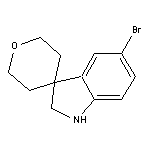 5-Bromo-2’,3’,5’,6’-tetrahydrospiro[indoline-3,4’-pyran]
