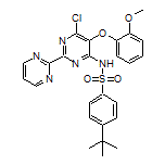 4-(tert-Butyl)-N-[6-chloro-5-(2-methoxyphenoxy)-[2,2’-bipyrimidin]-4-yl]benzenesulfonamide