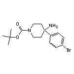 tert-Butyl 4-amino-4-(4-bromophenyl)piperidine-1-carboxylate